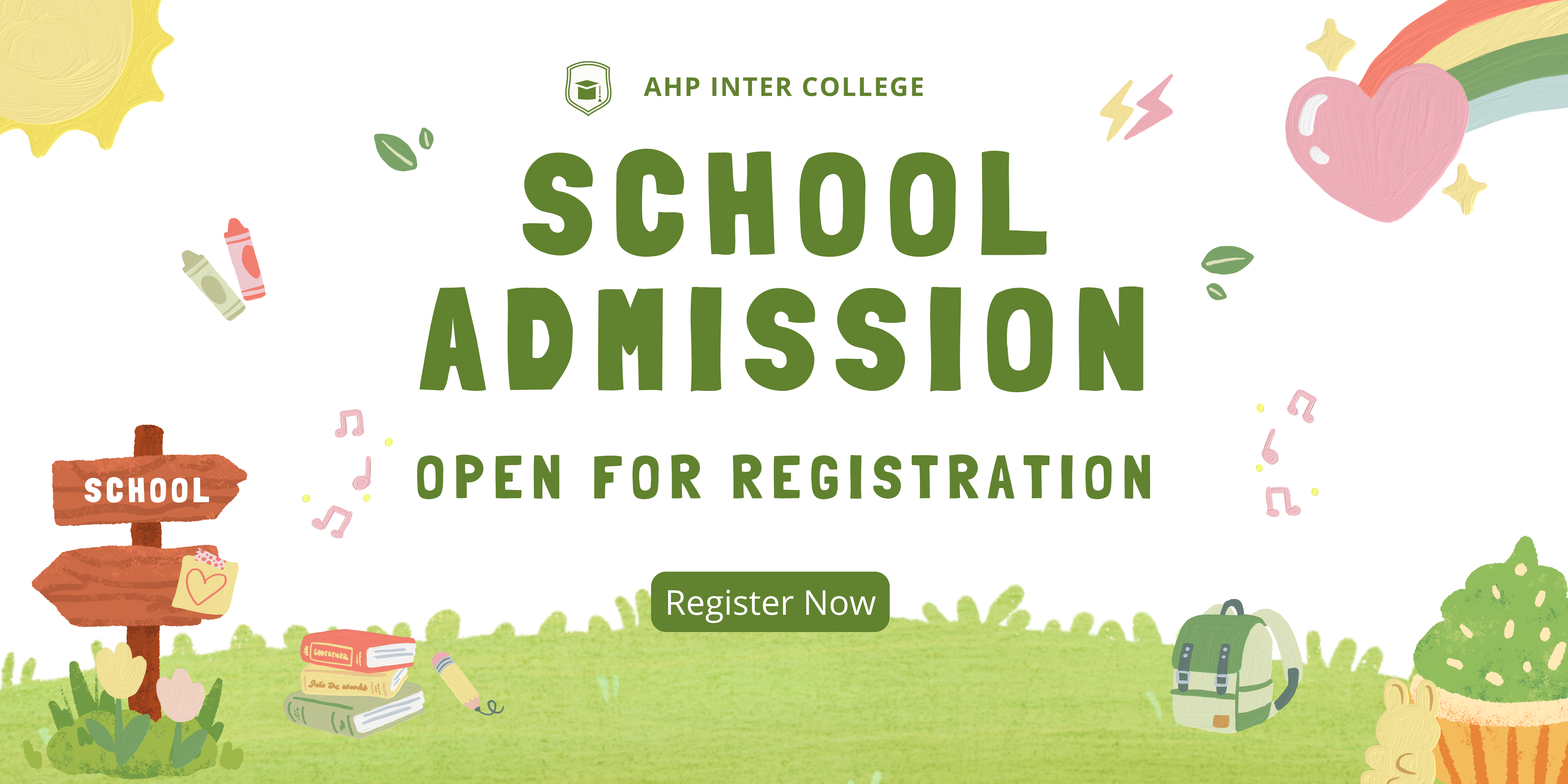 admission banner