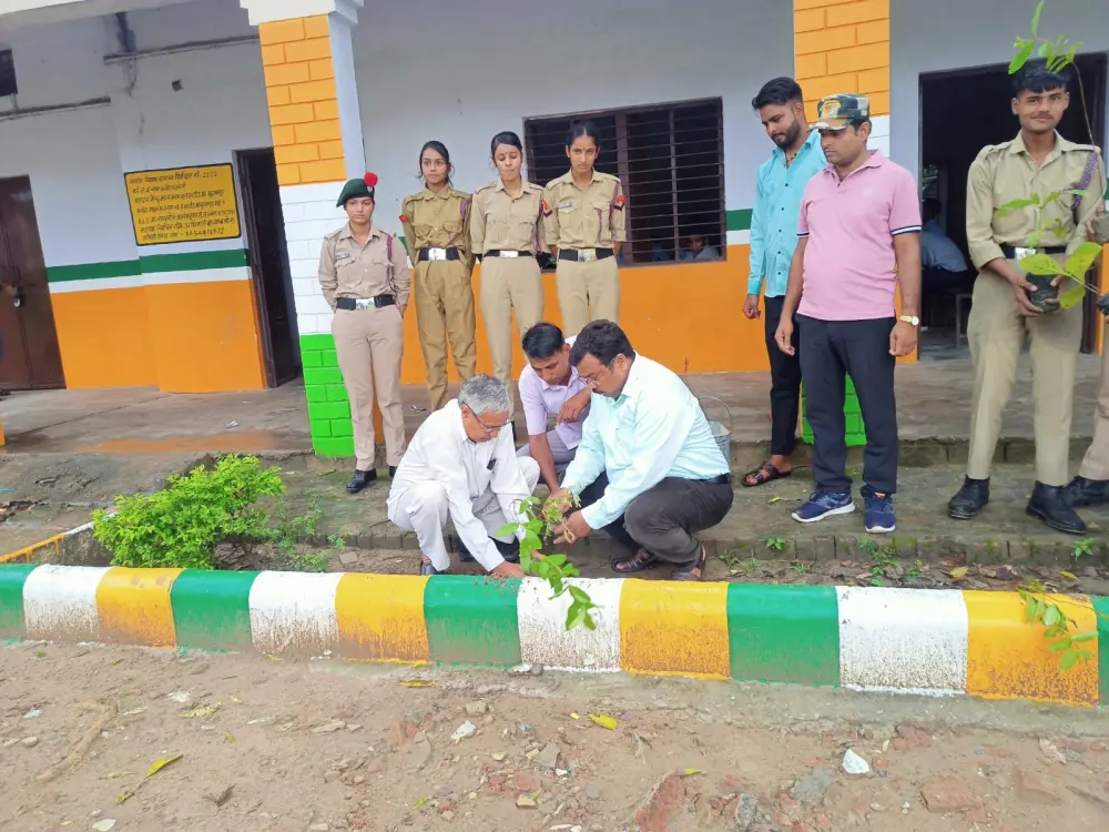 School activities at A.H.P. Inter College, Chhutmalpur