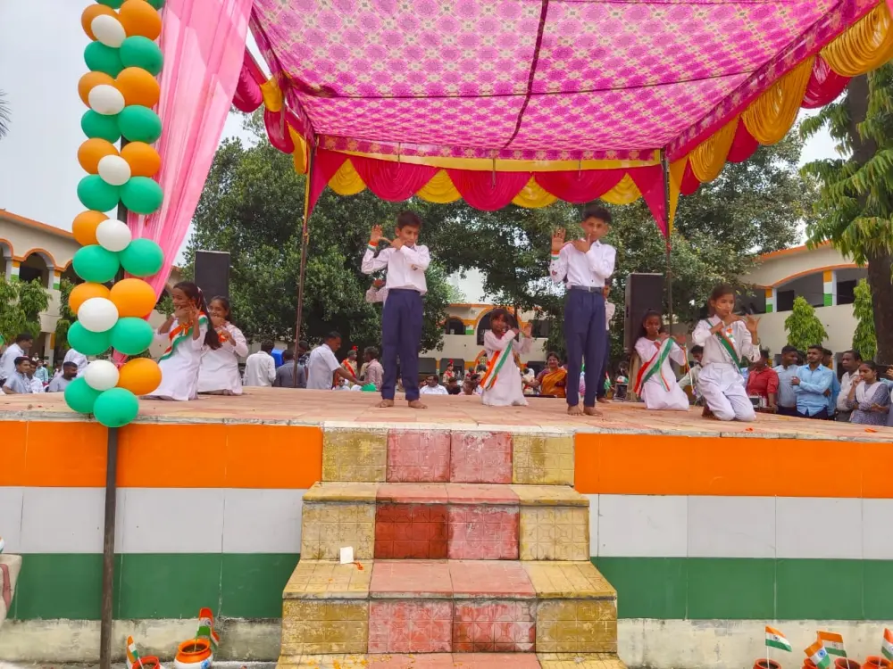 School activities at A.H.P. Inter College, Chhutmalpur