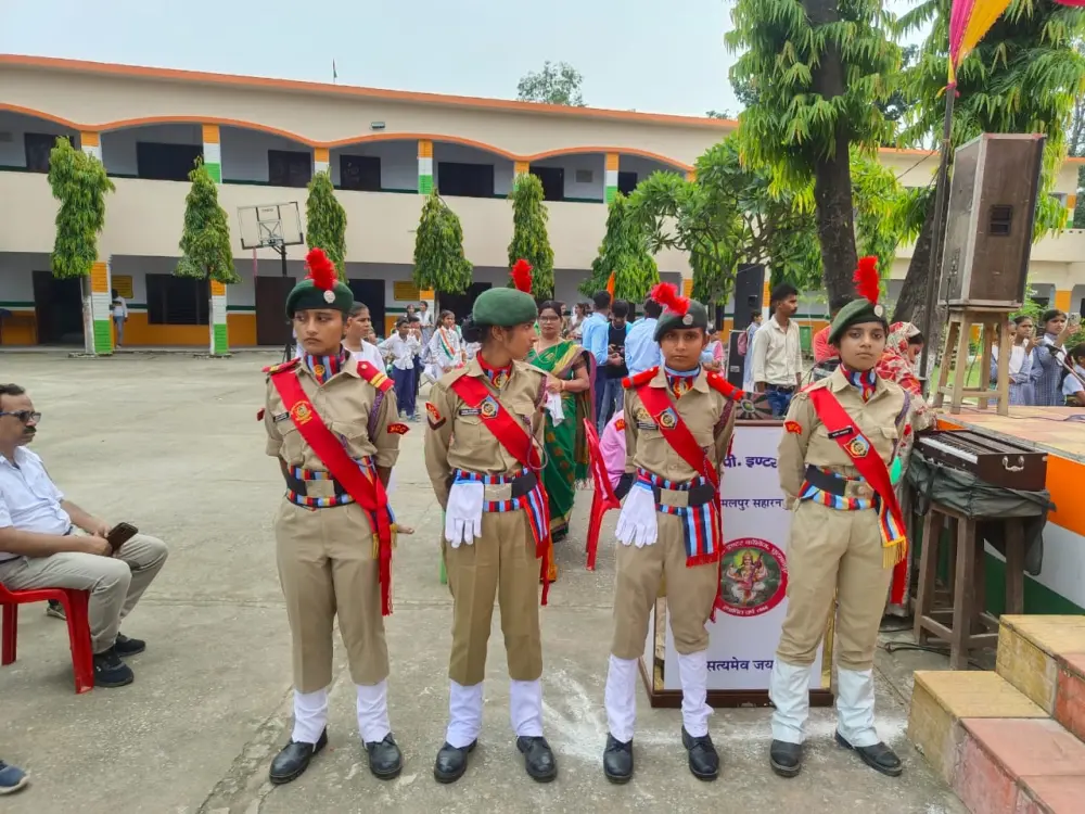 School activities at A.H.P. Inter College, Chhutmalpur