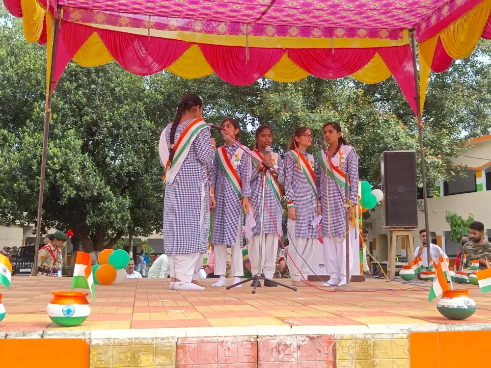 School activities at A.H.P. Inter College, Chhutmalpur