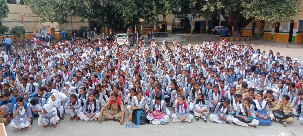 School activities at A.H.P. Inter College, Chhutmalpur