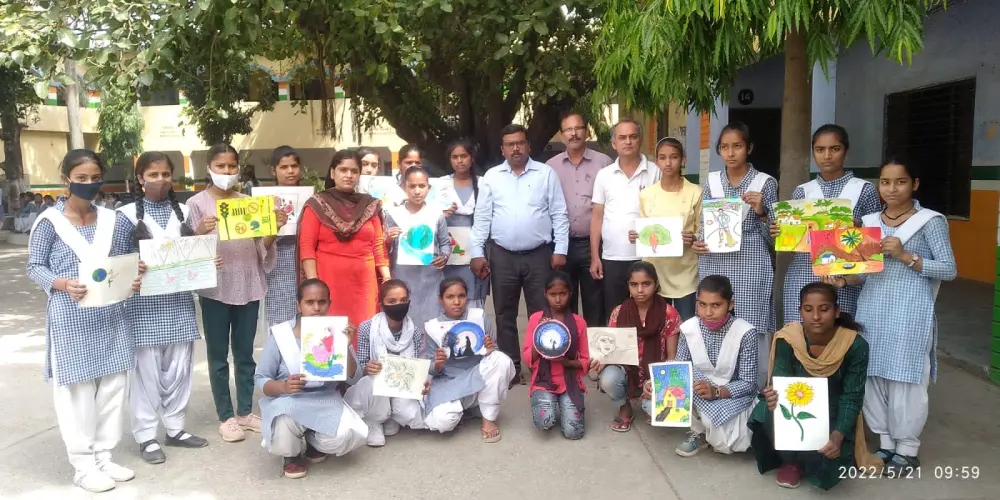 School activities at A.H.P. Inter College, Chhutmalpur